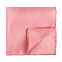 Plain Rose Pink Sun Kiss Pocket Square #AB-TPH1009/40 ##LS2