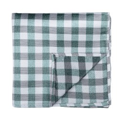 Moss Green Neat Check Pocket Square #AB-TPH1015/2 ##LS