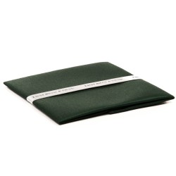 Bottle Green Shantung Pocket Square #TPH1864/5