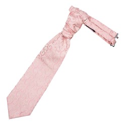Light Pink Royal Swirl Wedding Cravat #AB-WCR1001/3 