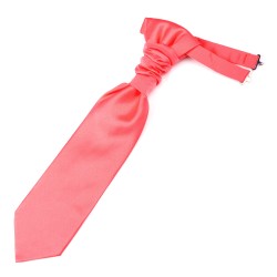Plain Shell Pink Satin Cravat #AB-WCR1009/19 ##LS