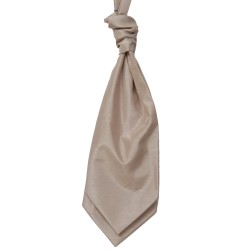 Champagne Self Tie Shantung Cravat #WCS1866/5