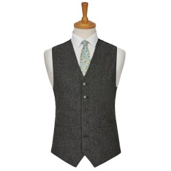 Grey Donegal Tweed Waistcoat #WW100/1