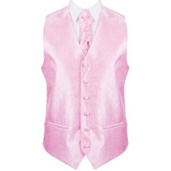 Pink Budding Paisley Wedding Waistcoat #AB-WWA1003/2 ##LS