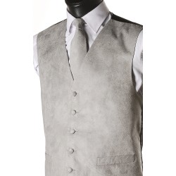 Grey Suede Effect Waistcoat #WW1869/2-Men's M - 36'' to 38'' ##LS