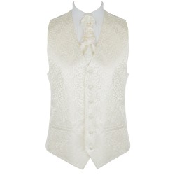 Cream Royal Swirl Waistcoat #AB-WWA1001/7 ##LS