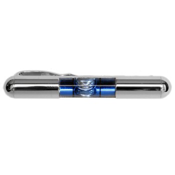 Blue Spirit Level Tie Clip