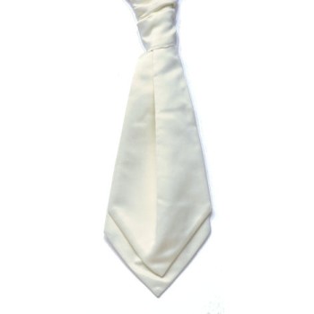 Ecru Satin Wedding Cravat #WCR1863/3 ##LS