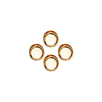 Mother of Pearl Gold Plated Shirt Studs (Set of 4) #Discontinued