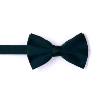 Bottle Green Satin Bow Tie #BB1863/2 ##LS