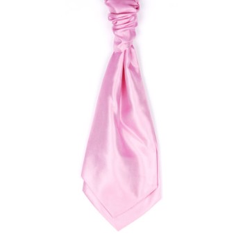 Candy Pink Twill Wedding Cravat #WCR101/1 ##LS