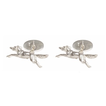 Silver Fox Sterling Silver Cufflinks #75-8032