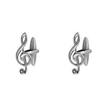 Treble Clef Musical Cufflinks