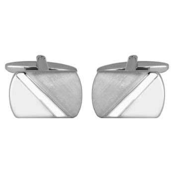 Diagonal Brushed Cufflinks