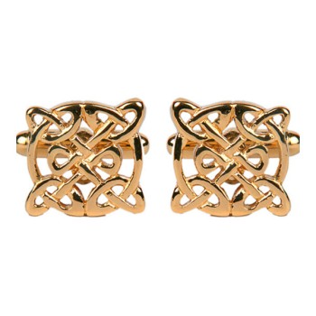 Silver Celtic Rhodium Plated Cufflinks #90-2137 ##DAL-LS