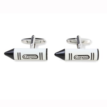 Black Crayon Cufflinks #90-1551