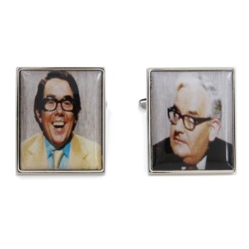 Silver 2 Ronnies Cufflinks #90-1566