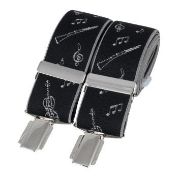 Black Musical Instruments Braces #BR-047 ##DAL-LS