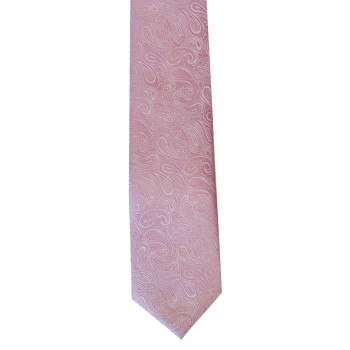 Pink Modeno Paisley Slim Tie #C146/3 ##LS