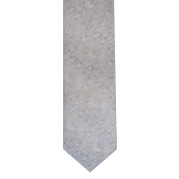 Silver Textured Slim Tie #C1569/2 ##LS