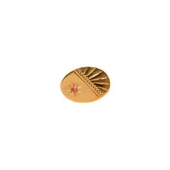 Gold Ruby 9ct Gold Tie Tac #DT-1162 ##DAL-LS
