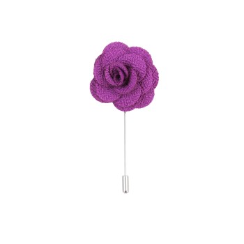 Purple Flower Lapel Pin #L-05