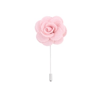 Pink Flower Lapel Pin #L-06