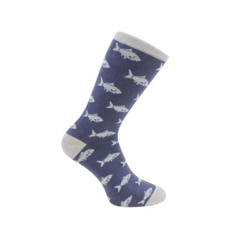 Blue Fish Socks #S-06 ##DAL-LS