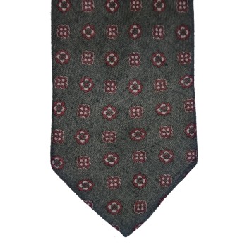 Grey Saxony Tie #T4013/1 ##LS