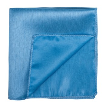 Baby Blue Shantung Pocket Square #AB-TPH1005/5 ##LS2