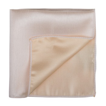 Butter Cream Shantung Pocket Square #AB-TPH1005/4