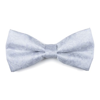 Glacier Grey Floral Bow Tie #AB-BB1012/1 ##LS2