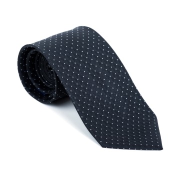 Black Fine Polka Dot Tie #AB-T1017/1 ##LS