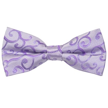 Lilac Royal Swirl Wedding Bow Tie #AB-BB1001/1 ##LS2