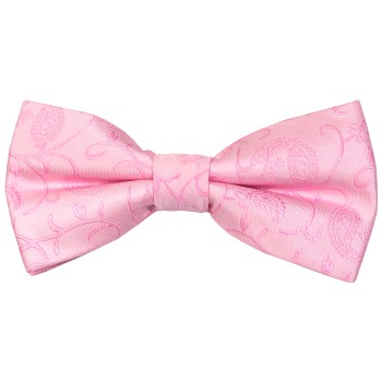Pink Budding Paisley Wedding Bow Tie #AB-BB1003/2 ##LS2