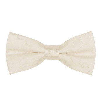 Cream Royal Swirl Bow Tie #AB-BB1001/7 ##LS2