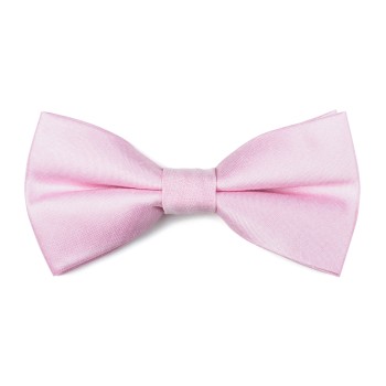 Petal Pink Shantung Bow Tie #AB-BB1005/13 ##LS2