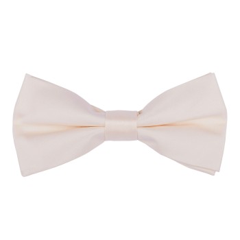 Plain Champagne Alabaster Bow Tie #AB-BB1009/17 ##LS2