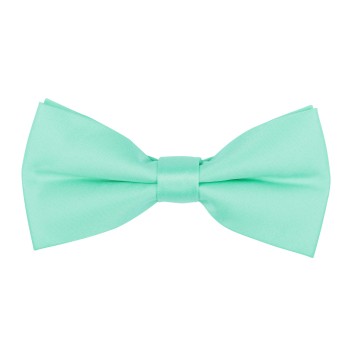 Plain Mint Ambrosia Satin Bow Tie #AB-BB1009/24 ##LS2