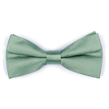 Plain Green Nile Satin Bow Tie #AB-BB1009/34