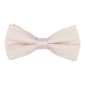 Plain Pearled Ivory Satin Bow Tie #AB-BB1009/43 ##LS2