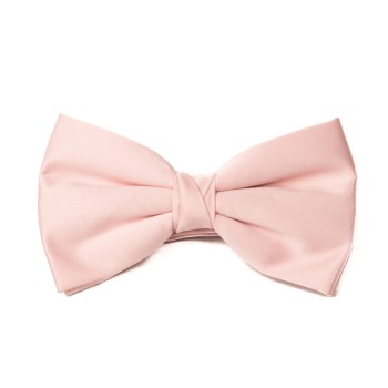 Pink Satin Bow Tie #BB1849/4 ##LS
