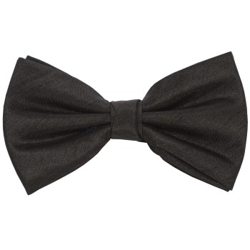 Black Shantung Wedding Bow Tie #BB1864/1 ##LS