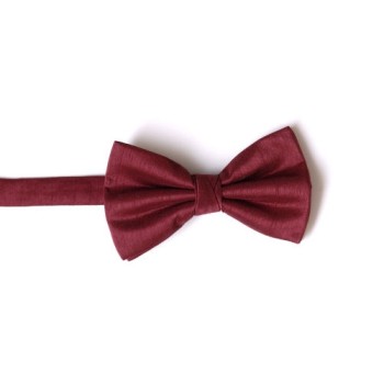 Wine Shantung Wedding Bow Tie #BB1864/4