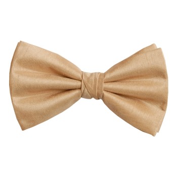 Straw Yellow Shantung Wedding Bow Tie #BB1865/6 ##LS