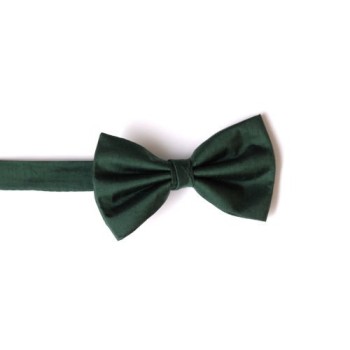 Green Shantung Silk Bow Tie ((B5015/4)) ##LAS-DC