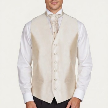Butter Cream Morning Suit Waistcoat #AB-WWB1005/4 ##LS