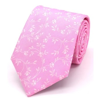 Candy Pink Tumbling Petals Tie #F1919/2