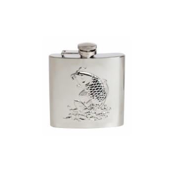 Silver Fish Stainless Steel Hip Flask #HF-05 ##DAL-LS
