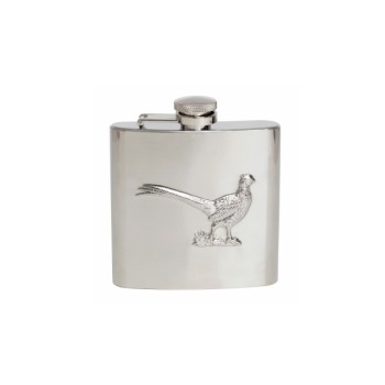 Silver Pheasant Stainless Steel Hip Flask #HF-08 ##DAL-LS